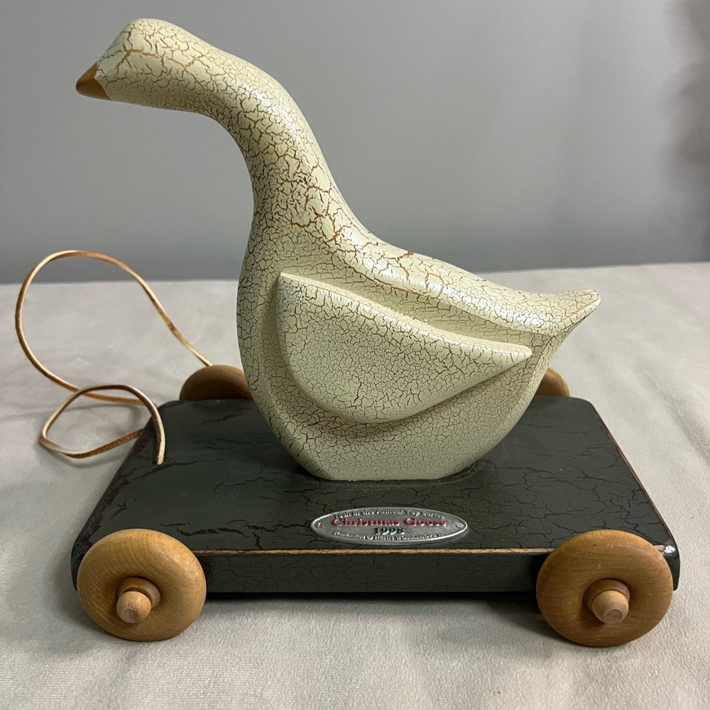 Gerald E. Henn “Christmas Goose” Pull Toy – 1998 – Limited Edition –Original Box